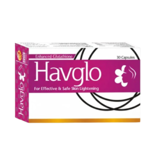 Havglo Capsules – Glutathione, Vitamin C & E Skin Lightening Supplement for Radiant Glow